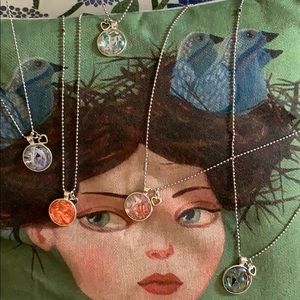 Beautiful Handmade painted  jewelry